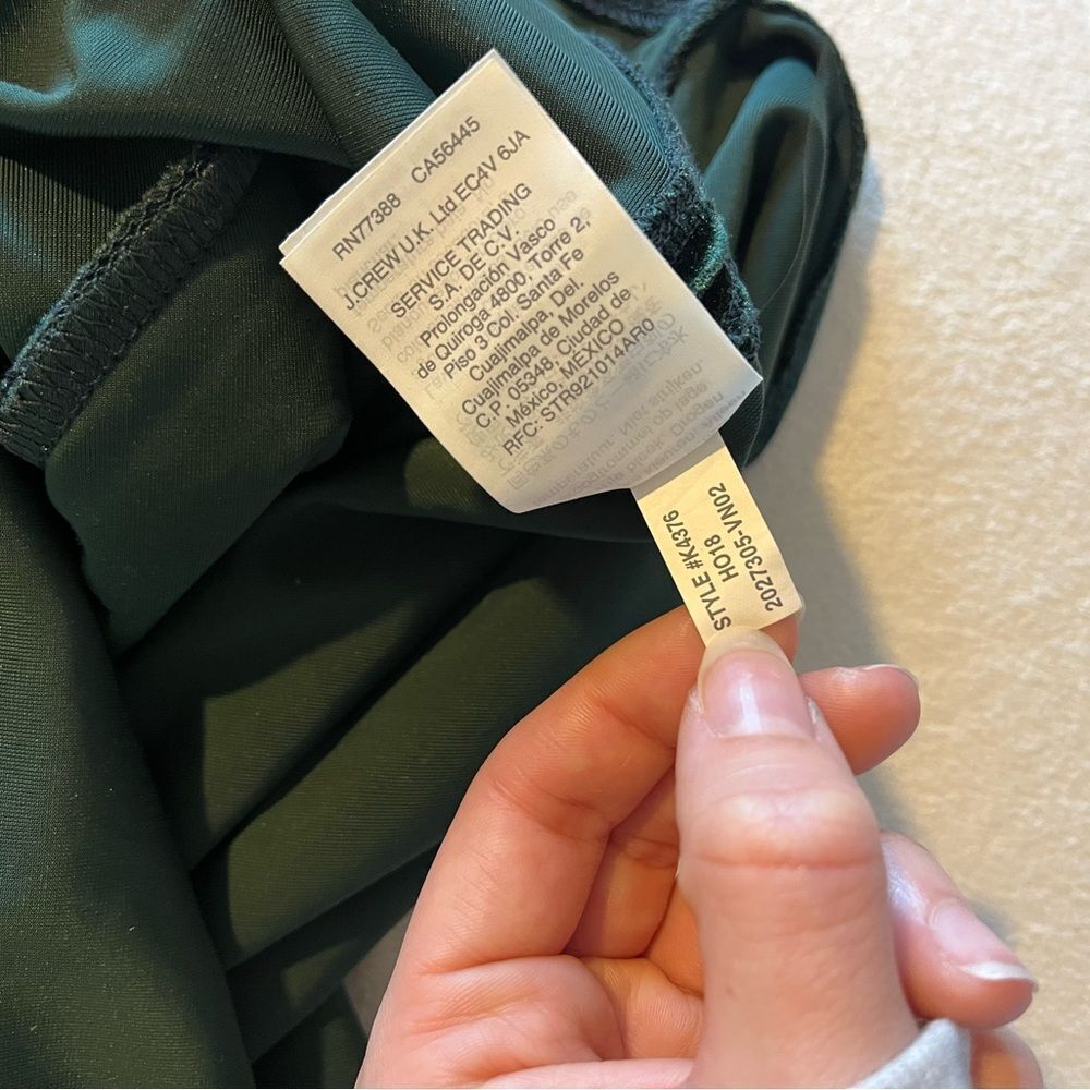 Madewell Velvet Butterfly Top in Smoky Spruce XS - Picture 9 of 9